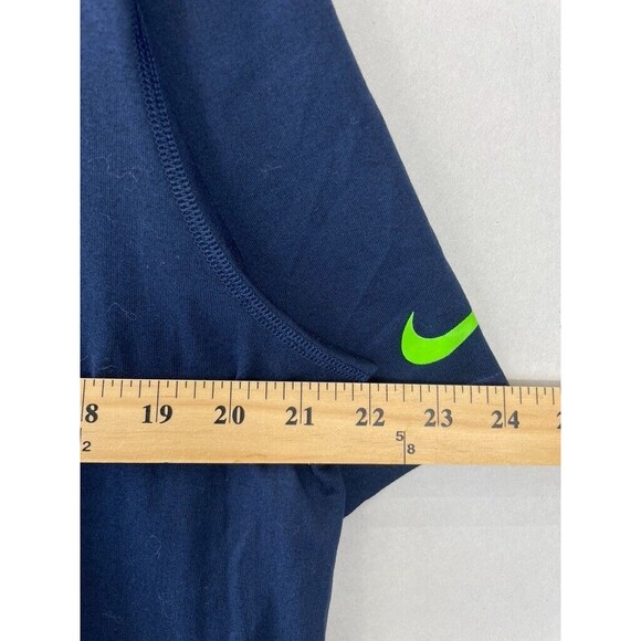 Nike Seattle Seahawks Dri-Fit Shirt Mens L Blue Logo Lightweight On Field NFL - Picture 3 of 8